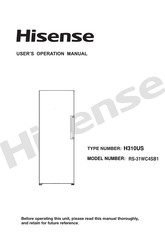 Hisense RS-31WC4SB1 Mode D'emploi