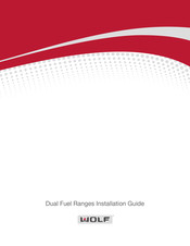 Wolf DF366 Guide D'installation