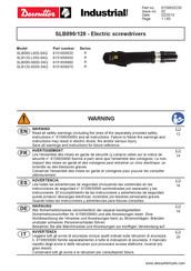 Desoutter SLB090-A800-S4Q Mode D'emploi