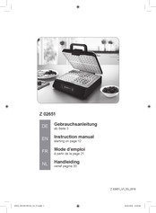 gourmetmaxx Z 02651 Mode D'emploi