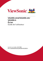 ViewSonic VA2456-mh Guide De L'utilisateur