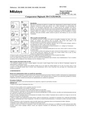 Mitutoyo 543-404B Manuel D'utilisation