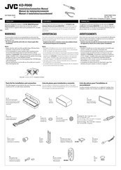 JVC KD-R900 Manuel D'installation/Raccordement