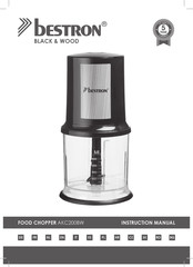 Bestron BLACK & WOOD AKC200BW Mode D'emploi