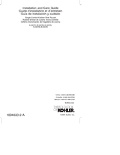 Kohler Fairfax K-R12176-CP Guide D'installation Et D'entretien