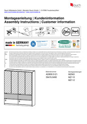 Rauch Winnipeg AD809.51Z1 Instructions De Montage