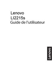 Lenovo LI2215s Guide De L'utilisateur