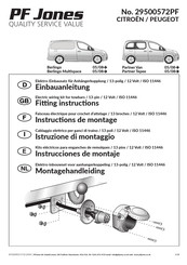 PF Jones 29500572PF Instructions De Montage