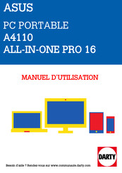 Asus A4110 ALL-IN-ONE PRO 16 Manuel De L'utilisateur