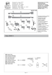 Seat 6J0 071 610 Instructions De Montage