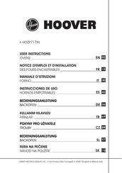 Hoover HOZP717IN Notice D'emploi Et D'installation