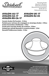 Petsafe Drinkwell AVALON-AU-17 Manuel D'utilisation