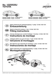 Jaeger 12250528J Instructions De Montage