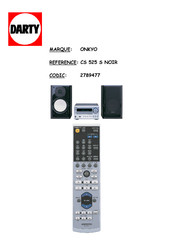 Onkyo CR-525 Manuel D'instructions