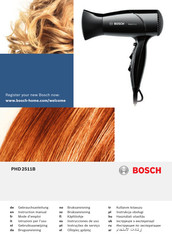 Bosch PHD2511B Mode D'emploi