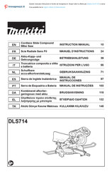 Makita DLS714Z Manuel D'instructions