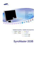 Samsung SyncMaster 203B Mode D'emploi