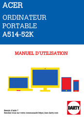 Acer A514-52K Manuel D'utilisation