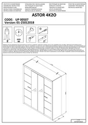 Forma Ideale ASTOR 4K2O Instructions D'assemblage