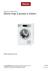 Miele PDR 300-08 HP CH Schéma D'implantation