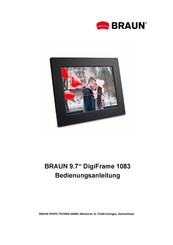 Braun DigiFrame 1083 Manuel De L'utilisateur