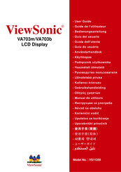 ViewSonic VA703b Guide De L'utilisateur