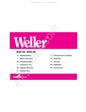 Weller WSD 50 Manuel D'utilisation