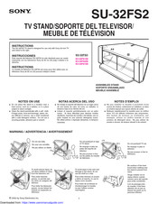 Sony KV-32FS100 Instructions