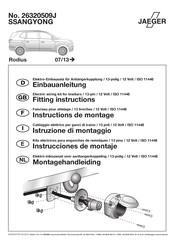 Jaeger 26320509J Instructions De Montage