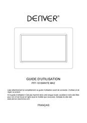 Denver PFF-1010WHITE MK2 Guide D'utilisation