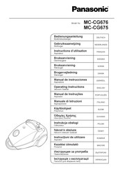 Panasonic MC-CG676 Instructions D'utilisation