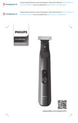 Philips OneBlade QP6550 Mode D'emploi