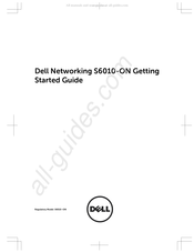 Dell Networking S6010-ON Guide Demarrage Rapide