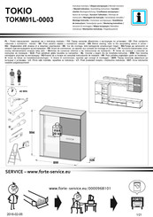 Forte TOKIO TOKM01L-0003 Notice De Montage