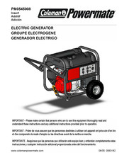 Coleman Powermate PM0545008 Mode D'emploi