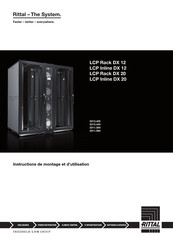 Rittal LCP Rack DX 12 Instructions De Montage Et D'utilisation