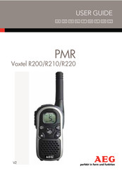 AEG PMR Voxtel R210 Mode D'emploi