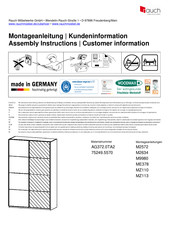 Rauch Thanos AG372.0TA2 Instructions De Montage