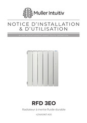 Muller Intuitiv RFD 3EO Notice D'installation/D'utilisation