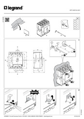 LEGRAND DPX3 250HP ELE+RCD Manuel D'utilisation