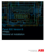 ABB PP885 Guide D'installation Matérielle