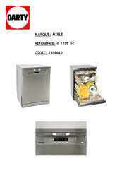 Miele G 1235 SC Manuel D'utilisation