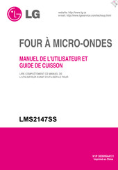 LG LMS2147SS Manuel De L'utilisateur