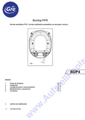 GRE BDP4 Mode D'emploi