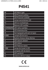 Emos P4541 Mode D'emploi