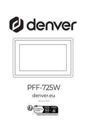 Denver PFF-725W Mode D'emploi