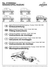 Jaeger 21500534J Instructions De Montage