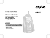 Sanyo CLT-E23 Manuel D'instructions