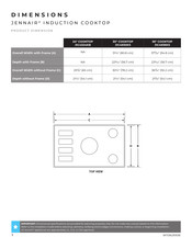 Jennair JIC4936KS Guide De Dimensions