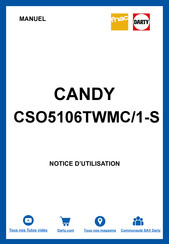 Candy CSO5106TWMC/1-S Notice D'utilisation